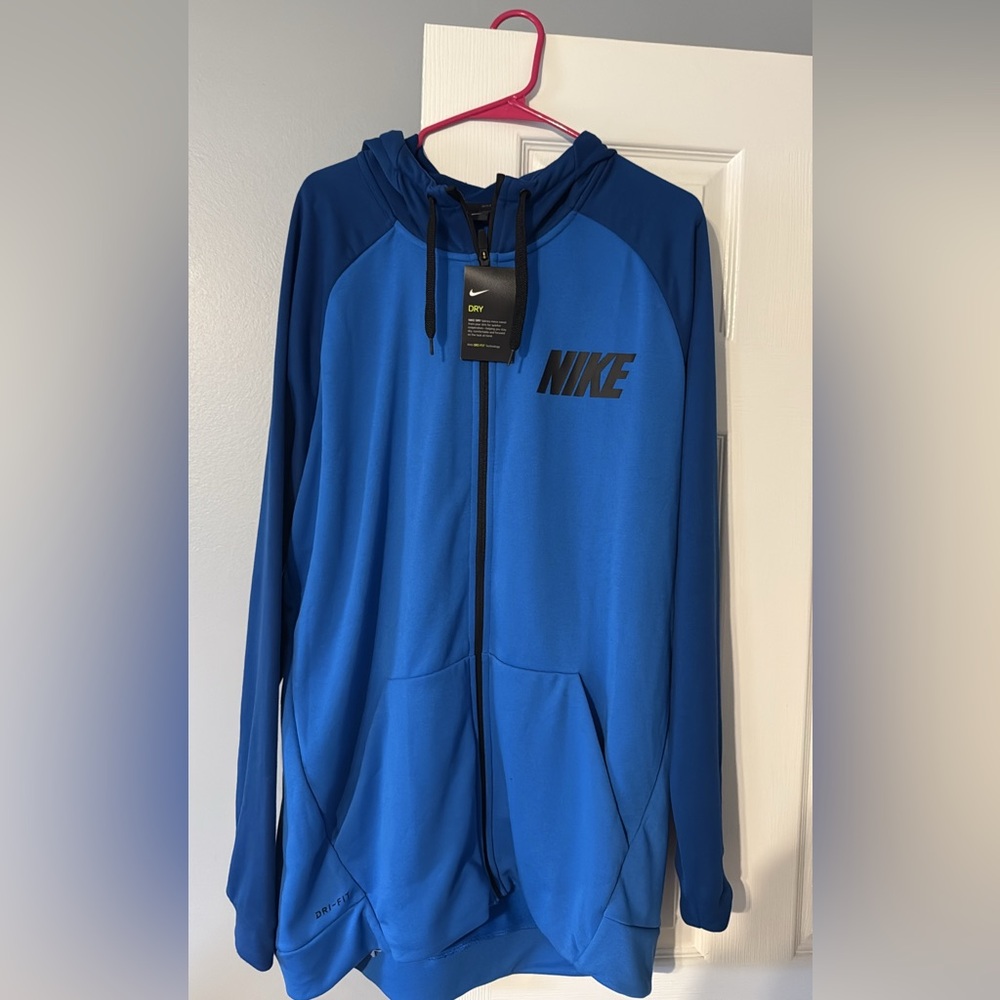 Nike Men's Performance Jacket in Blue and Black